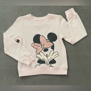 Pink Minnie Mouse Kids Sweater